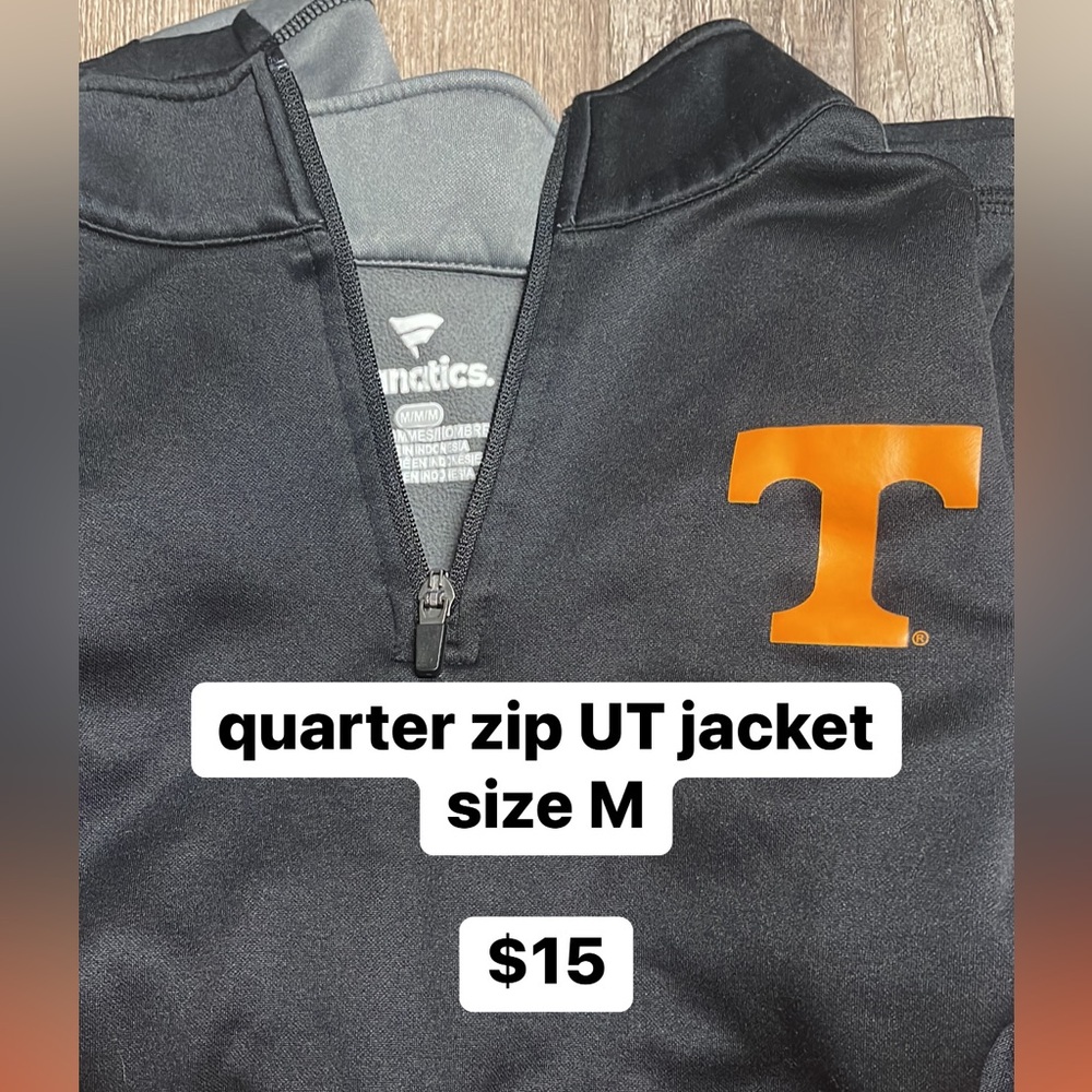 quarter zip with UT logo